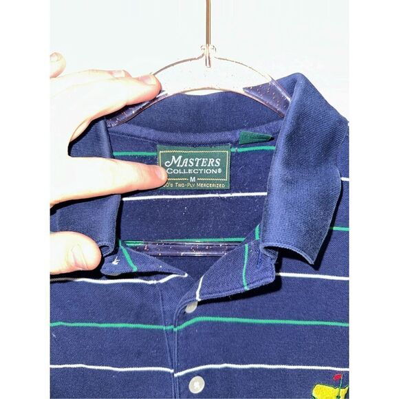 Masters Logo Golf Polo Shirt Augusta National Shop Golf Men's Size Medium Vintag - Picture 2 of 4